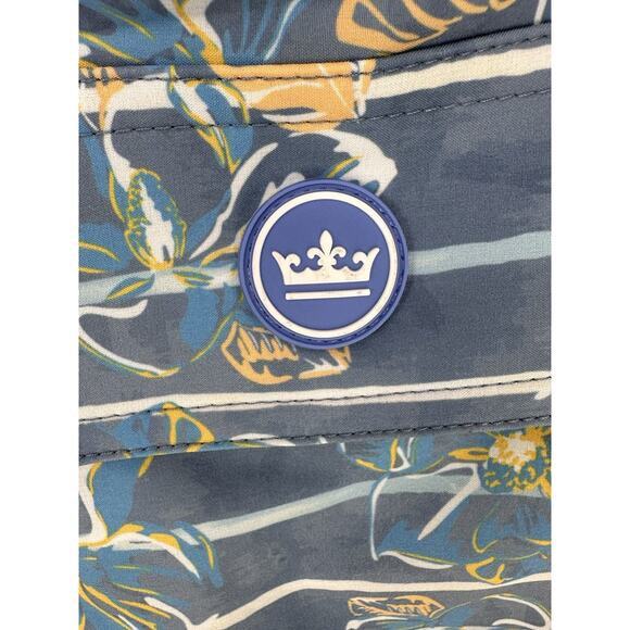 NWT Peter Millar Men's Size L Crown Blue Swim Trunks Shorts Includes Beer Koozie - Picture 8 of 16